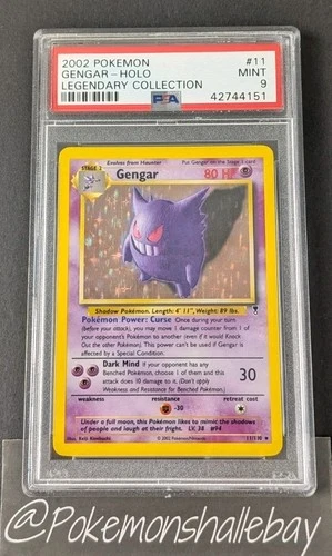 Gengar 11/110 - Legendary Collection *PSA 9 - MINT* Holo Rare Pokemon Card