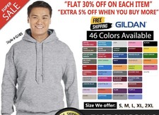 Gildan Adult Heavy Blend 50/50 Long Sleeves Pullover Hooded Sweatshirt G185