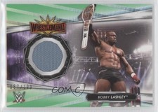 2021 Topps WWE Mat Relics WrestleMania 35 Light Green 67/199 Bobby Lashley 0yy3