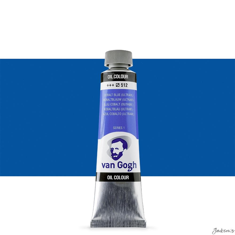 Royal Talens Van Gogh Oil Paint Tube 40ml Cobalt Blue Ultramarine For Artists