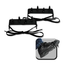2 Pc.Good Quality Ninja Gear Black Steel Foot Spikes Claw