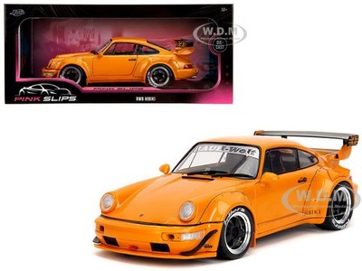 RWB BODYKIT ''HIBIKI'' ORANGE 1/18 DIECAST MODEL CAR BY JADA 36383