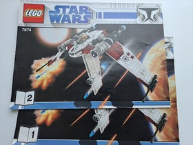 LEGO Star Wars V-19 Torrent 7674, 100% Complete with BA