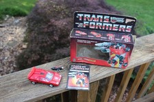 G1 Transformers Autobot Sideswipe With Box Hasbro Vintage 1984