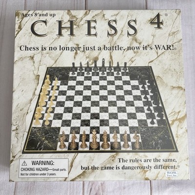 Chess Set 4 Four Player Factory Sealed Brand New (Wow Toys)