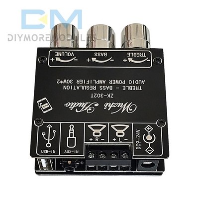 ZK-302T Stereo Bluetooth Audio Digital Power Amplifier Board 30W+30W 2-Channel