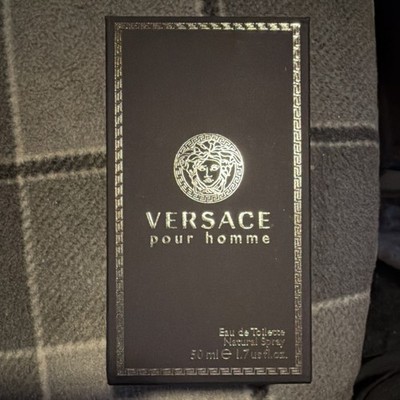 Versace Pour Homme Eau de Toilette Natural Spray 50ml 1.7 us fl. oz.