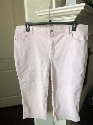 Gloria Vanderbilt Light Pink Amanda Capri Pants - Size 20W