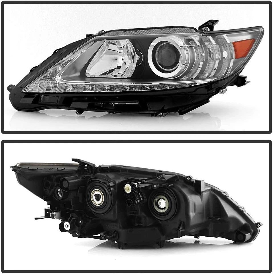 Farol projetor halogênio passageiro para 2013-2015 Lexus ES350 ES300h LED DRL - Imagem 2 de 4