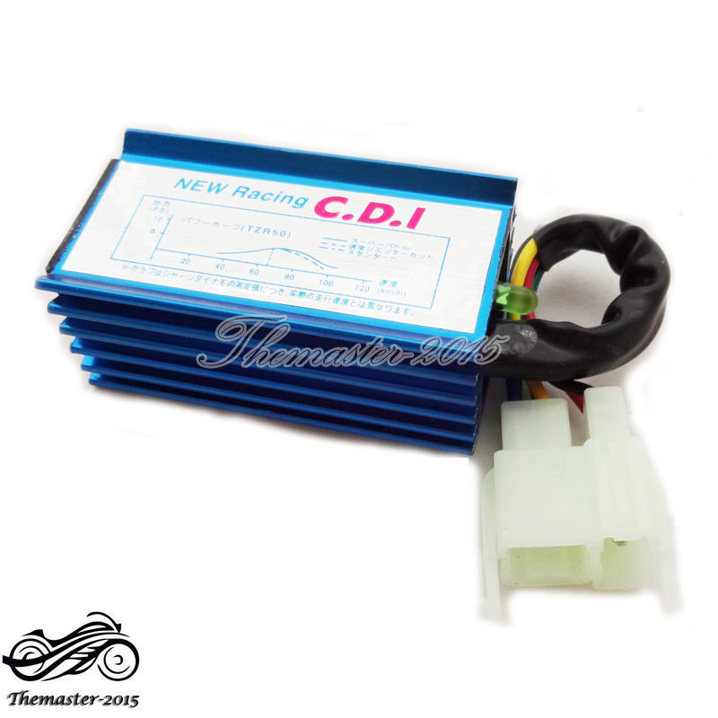 Red 6-Pin Racing CDI Ignition Box For 150cc-250cc ATV/Quads (Roketa, Kazuma, Sunl)