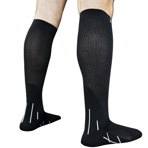MEISTER GRADUATED COMPRESSION SOCKS - Running Calf Leg Shin Splints CrossFit BK - Picture 4 of 6