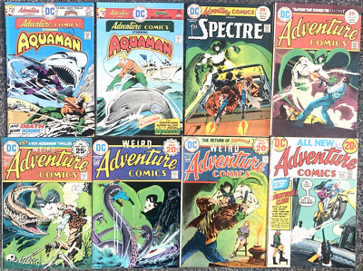 ABENTEUER COMICS NUMMERN 426 435-437 439-441 443-444 (8 AUSGABEN 1973-1976 LOT)
