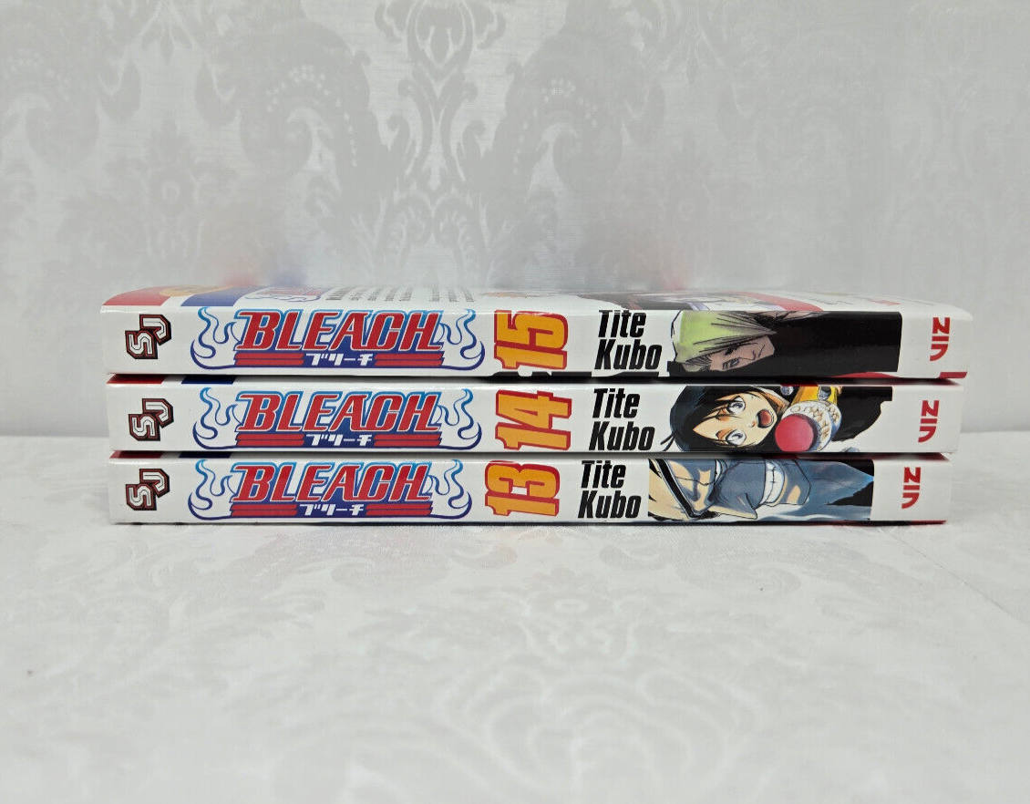 BLEACH Manga Series by Tite Kubo - Volumes 13 / 14 / 15 - NEW