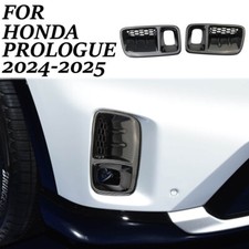 Carbon Fiber Style Front Fog Light Lamp Cover Molding Trims For Honda Prologue