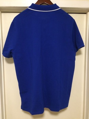 XXL POLO RALPH LAUREN RLPC CUSTOM FIT PRL BLUE WHITE GOLD RUGBY