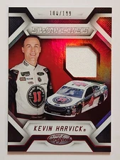 2018 Panini Certified NASCAR Racing Swatches #CS-KH Kevin Harvick Red #100/199