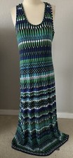 Calvin Klein Long Tank Dress. Stunning Colors Super Flattering Size 10