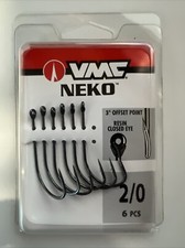 VMC NEKO HOOK - SIZE 2/0 - 6 PACKS