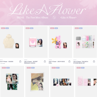 RED VELVET IRENE THE 1ST MINI ALBUM 'LIKE A FLOWER' OFFICIAL MD