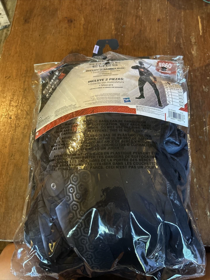 Disfraz Ojos de Serpiente Adulto GI Joe Halloween Vestido Elegante Caja 12 Foto 2 de 3