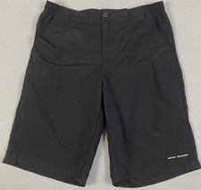 Columbia PFG Omni-shade Boys Size XL 28X10.5 Black Bahama Shorts 100 Nylon