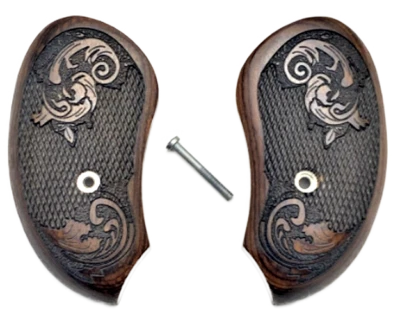 PREMIUM MANUFACTRURING GROUP fits Bond Arms Derringer Grips Rosewood Grips XL "Gentleman Scroll" XL Model NEW