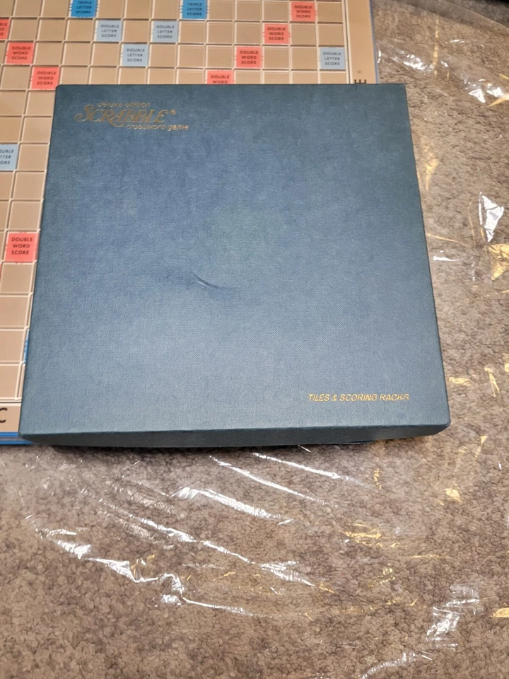 1972 Vintage Scrabble Deluxe Edition Rotating Turntable COMPLETE No. 71 - Image 3 of 4