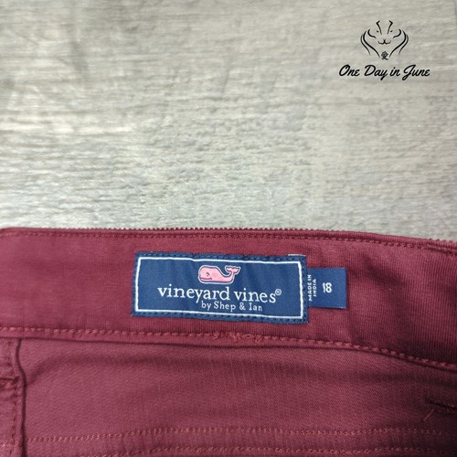 Vineyard Vines Straight Leg Corduroy Pants Size 18 - Picture 2 of 6