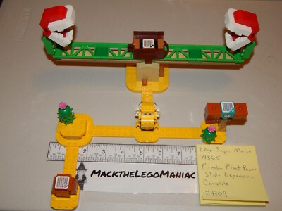 Lego Super Mario 71365 Piranha Plant Power Slide Expansion Set Complete