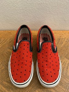 polka dot vans slip ons womens