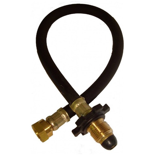 Propane Pigtail Gas Hose Connector with Handwheel for Caravans 1.5 m