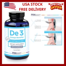 PRN De3 Omega 3 Fish Oil Supplement - Support for Dry Eyes, 2240mg EPA & DHA ...