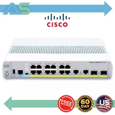 Cisco WS-C3560CX-12TC-S 12 Port- IP Data IP Base Ethernet Network Switch 12 GE