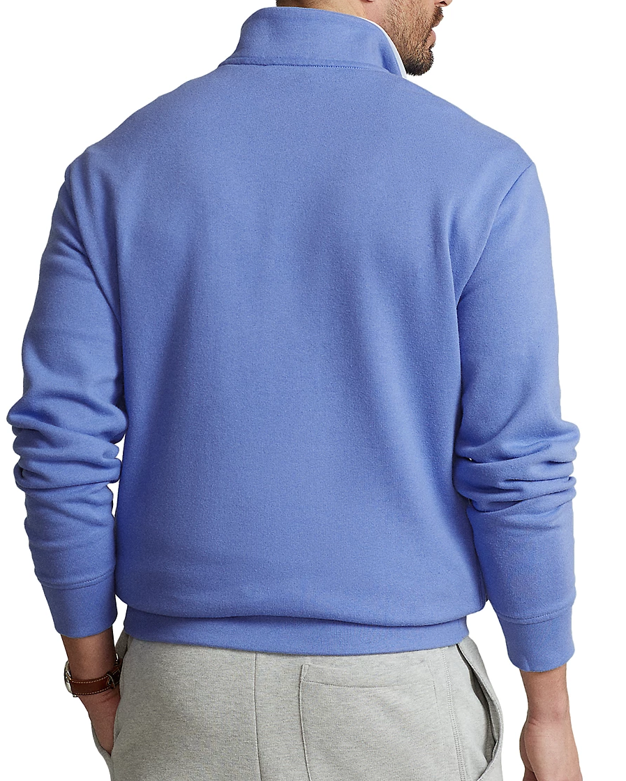 POLO RALPH LAUREN Men's Harbor Island Blue RL Fleece 1/4 Zip