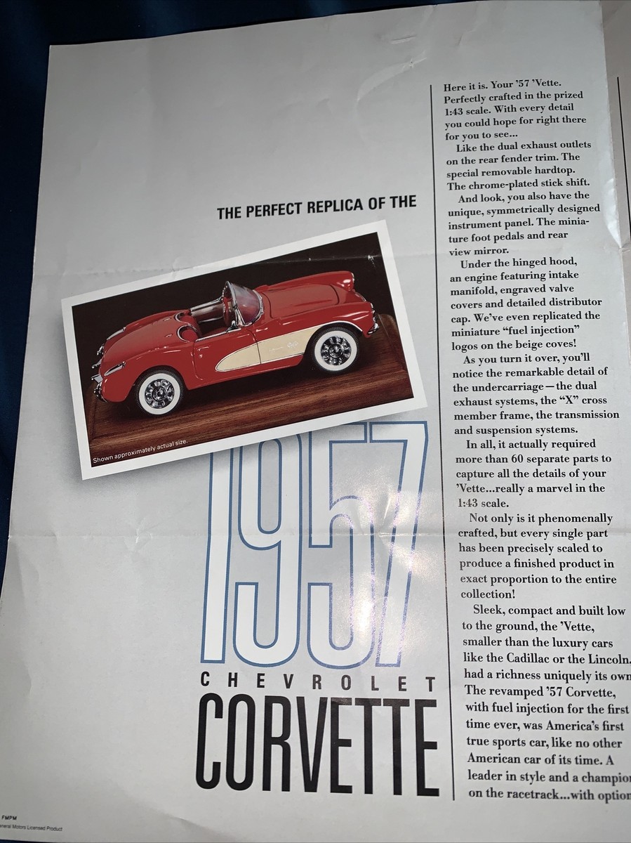 Franklin Mint classic cars of the 50s original brochure | eBay