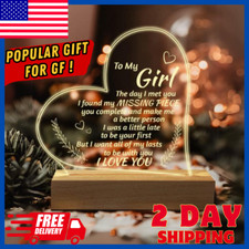 Heart Shaped LED Night Light Romantic Love Gift Perfect Gift for Your Girlfriend