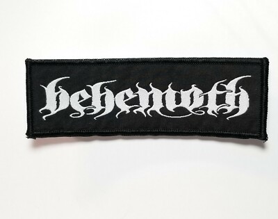 Patch Brodé Behemoth Logo - 10 X 8 Cm - Razamataz - Pour Veste, Sac, Customisation