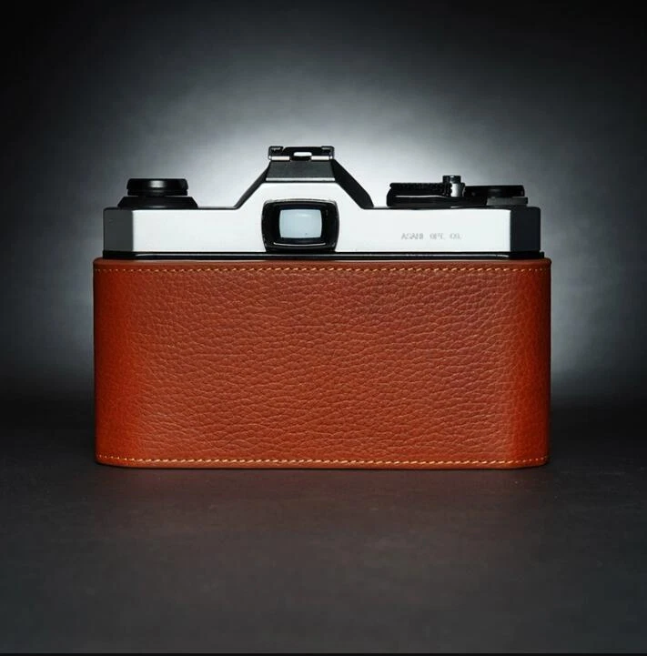 Handmade Genuine Leather Half Camera Case Cover For Pentax K1000 SV S3 S2 ESII - Image 2 of 4