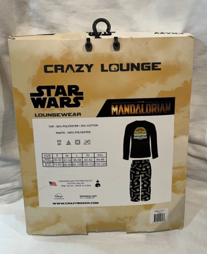 Crazy Lounge Mens MEDIUM Star Wars Mandalorian Lounge Wear - Afbeelding 1 van 1