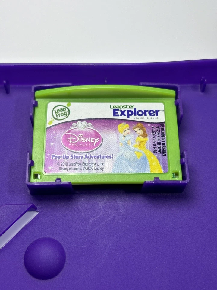 Leap Frog Leapster Explorer Disney Princess Pop Up Story Adventures Game - Image 4 of 4