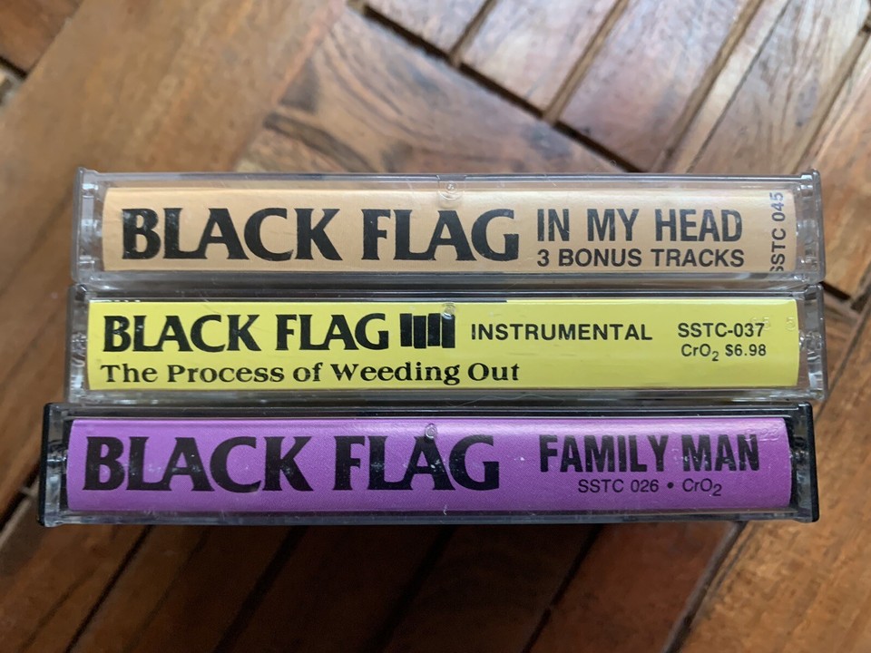 9 Vintage Cassettes Black Flag Henry Rollins Band eBay
