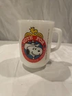 Vintage 1980 #2 Anchor Hocking Vote For The American Beagle Milk Glass Mug