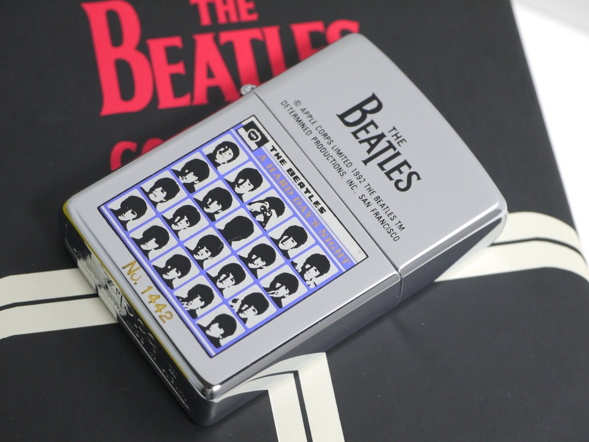 その他 ZIPPO - ZIPPO The Beatles A Hard Day&#39;s NiGhT Zippo Lighter Vintage RARE 2005 Beatles Hard Days Night for