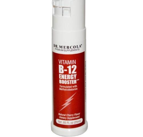 Vitamine B12 Energie Booster Bessensmaak (25 ml) - Dr. Mercola € 1.879,60 / Lite - Afbeelding 1 van 2