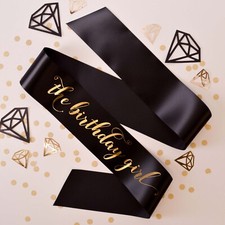 BIRTHDAY GIRL SASH - Birthday Sash | Party Sash | Birthday Girl | Sash