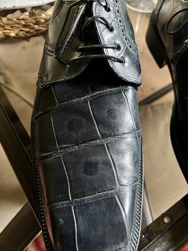 Mauri Italian Genuine Alligator Shoes 