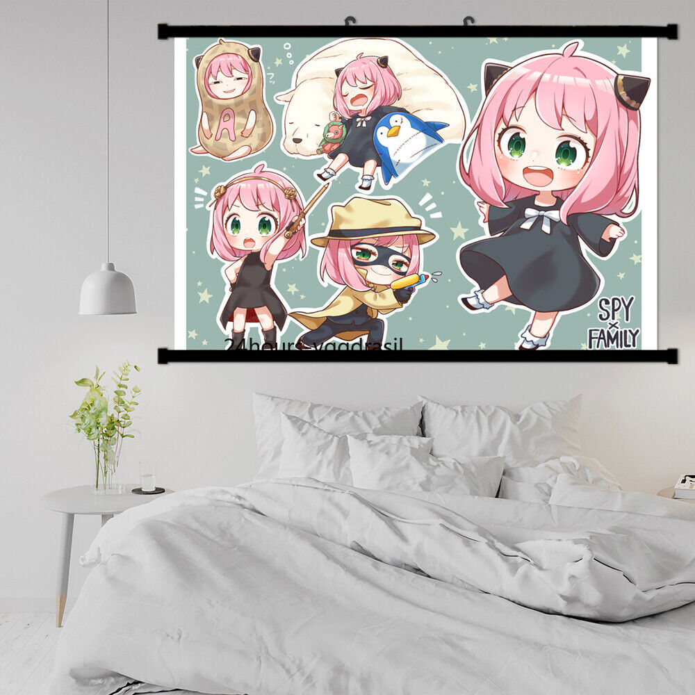 WOMELF Spy X Family Anya Meme Anime Poster Canvas Poster Wall Art Decor  Print Picture Paintings for Living Room Bedroom Decoration Frame-style  24x36inch(60x90cm) : : Home & Kitchen