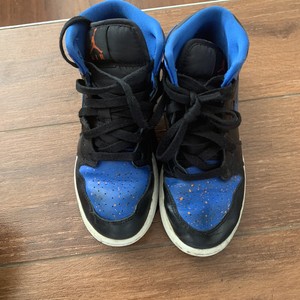 jordan 1 royal blue paint splatter