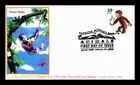 US COVER CURIOUS GEORGE FAVORITE CHILDREN'S BOOK ANIMALS FIRST DAY ISSUE