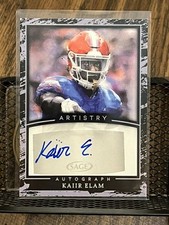 KAIIR ELAM 2022 SAGE ARTISTRY PARALLEL ROOKIE AUTO FLORIDA GATORS AUTOGRAPH BILL